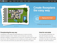 Tablet Screenshot of floorplanner.com
