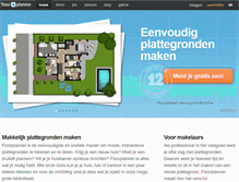 Tablet Screenshot of nl.floorplanner.com